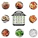 Instant Pot Accessories-6 Pieces Instant Pot Cheat Sheet Magnets, Colored Textual Description and Food Images Cooking Times for 45 Common Prep Functions, Food Cooking Magnetic Sheet for Instant Pot