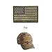 2 pieces Tactical USA Flag Patch - Multitan -American Flag Embroidered Green Border US United States of America Military Uniform Emblem Patches