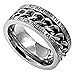 Spirit & Truth Chain Spinner Ring Isaiah 54:17/Ephesians 6:11 