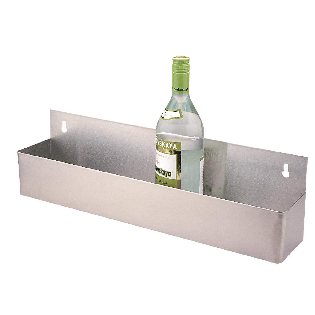 Olympia Speed Rail for Bar 560 mm/22 inch, Stainless Steel, Size: 90(H) x 560(W) x 100(D)mm, Speed Rail Cocktail Bottle Holder, Easy Removal & Refit for Cleaning, Professional Barware, F987