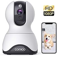 Pet Camera, Security Camera Conico 1080P HD Wireless Camera with Sound Motion Detection Two-Way Audio,Pan/Tilt/Zoom WiFi Surveillance Camera,Home Security Baby Cam with Night Vision Works with Alexa