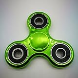 SMAZ LIFE Anti-Anxiety Fidget Spinner Toy Helps Focusings EDC Focus Toy for Kids & Adults - Best Stress Reducer Relieves ADHD Anxiety and Boredom Plating Green