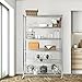 Seville Classics UltraDurable Commercial-Grade 6-Tier NSF-Certified Steel Wire Shelving with Wheels, 48