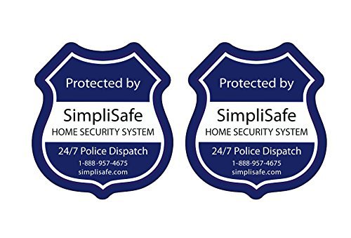 SimpliSafe Window Decals Pack of 2