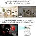 Home Camera,POWERIVER WiFi IP Indoor Security System with Motion Detection,Two-Way Audio and Night Vision for Baby/Pet/Front Porch Monitor,Remote Control with iOS, Android, PC APP(Light Gold)