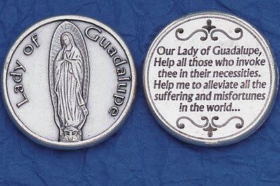 Catholic Prayer CardsOLO Guadalupe Pocket Coin