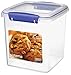 Sistema KLIP IT Utility Collection Cookie Container, 79.5 oz./2.3 L, Clear/Blue