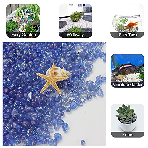 BXI Decorative Stones 2.2 Pounds Aquarium Gravel, Fish Tank Pebbles