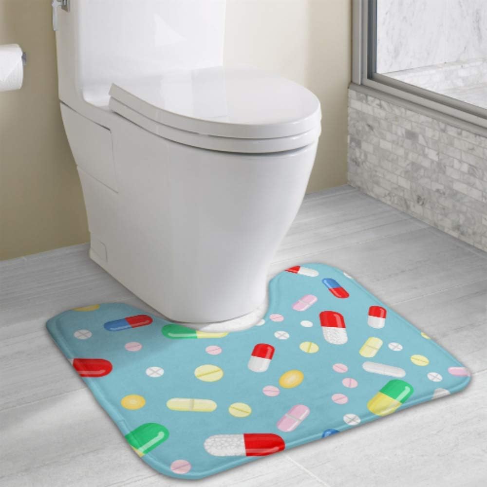 Zaqiwa Moda Arte Creativo Medicina Cápsula Alfombra Alrededor del