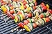 Bioexcel Kabob Skewers Extra Long Premium Quality Stainless Steel Set of 10 BBQ Skewers 17