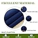 NICETOWN Dark Blue Curtains Blackout Draperies - Home Fashion Thermal Insulated Solid Drape Panels for Kid's Room, Privacy Window Dressing (1 Pair, 42-Inch x 45-Inch)