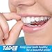 Tadge Goods Night Mouth Guard for Grinding Teeth – Pack of 6 – Bite Guard Helps TMJ, Bruxism, Teeth Clenching | 3 Sizes | Customizable, BPA Free, Includes Fitting Instructions & Anti-Bacterial Case
