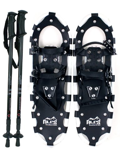 Alps all terrian snowshoes 25" + pair antishock adjustable s…