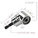 Breynet Magnetic Drill Bit Extension - Right Angle Drill 105 Degree Driver Extension 1/4inch 6mm Hex Drill Bit Screwdriver Socket Holder Adaptor (black)
