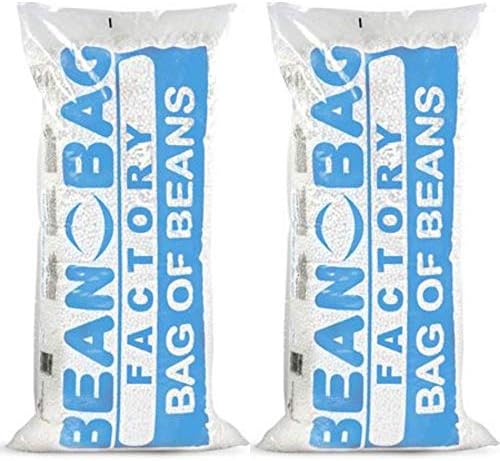 American Furniture Alliance Bean Bag Refill Bag of Beans, Pack of 2 + Free Unscented Candle