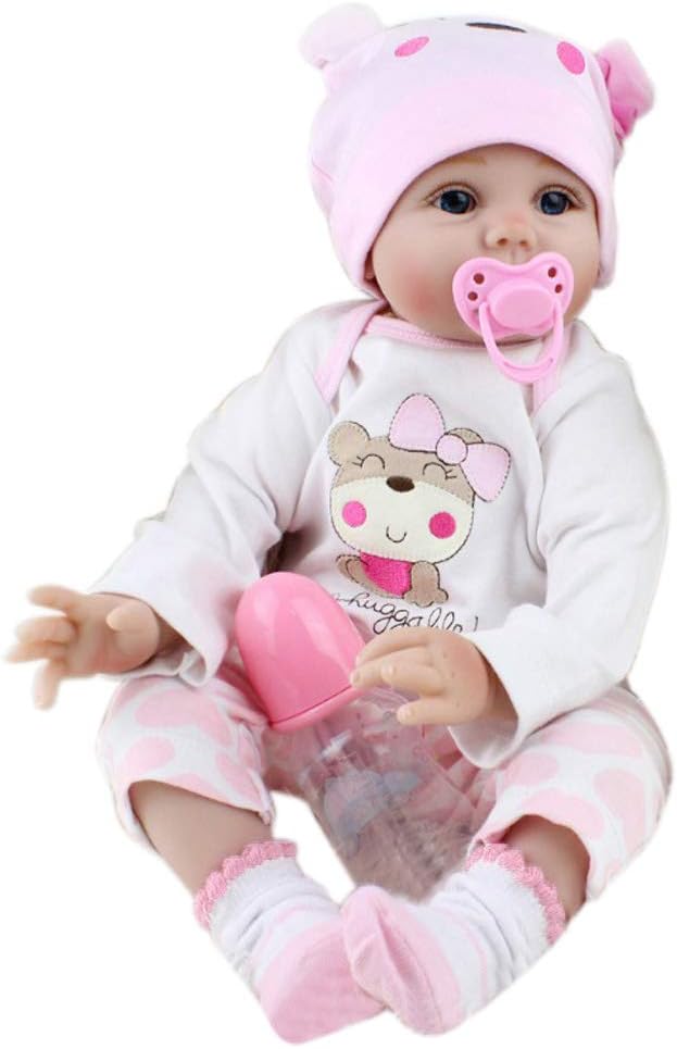 hoxin Newborn Baby Handmade Realike Doll Lifelike Silicone Simulation Dolls