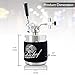 NutriChef Pressurized Growler Tap System - Stainless Steel Mini Keg Dispenser Portable Kegerator Kit - Co2 Pressure Regulator Keeps Carbonation for Craft Beer, Draft and Homebrew - (64oz)