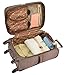 LONDON FOG Kensington Softside Expandable Spinner Luggage, Bronze, Carry-On 21-Inch