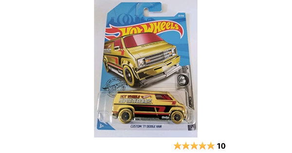 hot wheels custom 77 dodge van super chrome