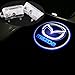 DELEIKA 2PS Easy Installation Car Door LED Welcome Logo Projector Ghost Shadow Lights for Mazda 6 2014 2015 2016 2017 2018 2019 (Original Logo)
