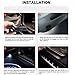 3D Wireless Magnetic Pale Punisher Car Door Step LED Welcome Logo Shadow Ghost Light Laser Projector Lamp(Pale Punisher Skull)