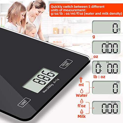 Food-Kitchen-Scale-Meromore-Digital-Weight-Scales-Grams-and-Oz-1g01oz-Precise-Graduation-11lb-Kitchen-Scale-with-Tempered-Glass-Platform-for-Baking-Kitchen-Cooking