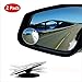 Blind Spot Mirror,HD Glass Wide Angle Slim Round Frameless Convex Rear View Mirror 360°Rotate 30°Sway Adjustable Great for Car SUV Truck Van(2 Pack)