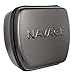 Navage Travel Bag (Black) - Vegan Leather Travel Pouches for Women and Men - Custom-Fit Small Pouch for the Navage Nasal Irrigation System - Versatile Drawstring Pouch and Makeup Bag (8.25