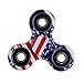 D-JOY New Style Premium Tri-Spinner Fidget Toy With Premium Hybrid Ceramic Bearing - Como (Flag)