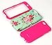 iPhone 6 Case, iPhone 6 4.7inch Case, New, Magicsky iPhone 6 Cover with Rose Flower Pattern Full Body Hybrid Impact Shockproof Defender Case Cover for Apple iPhone 6 6g (2014), 1 Pack(Rose Flower/Hot Pink)