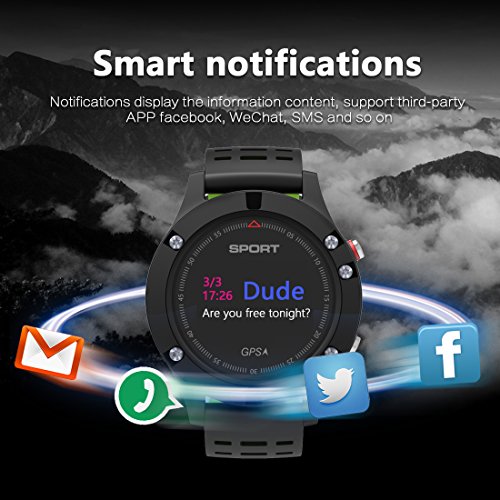 Smart watch,Sports Watch with Altimeter/Barometer/Thermometer and Built-in GPS, Fitness Tracker for Running,Hiking and Climbing,IP67 Waterproof Heart Rate Monitor for Men, Women and Adventurer - Thumbnail 7