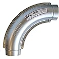 Long Turn 90 Degree Dryer Elbow 4 Inch 10in Radius