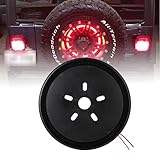 3rd Spare Tire Brake Light LED Ring for 97-17 Jeep Wrangler JK TJ