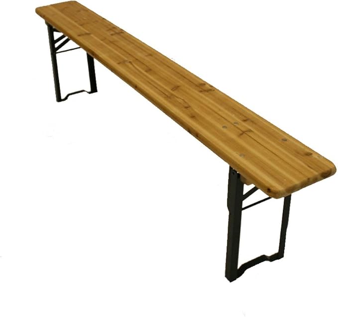 Banc Pliable En Bois De 2 Metres De Long Banc De Brasserie Ou Pour Les Scouts Amazon Fr Jardin