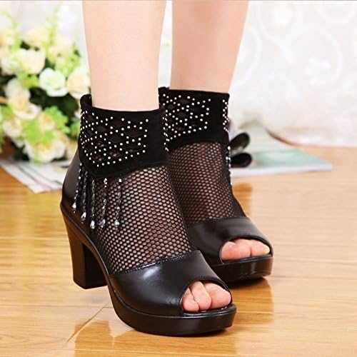 2017 New Women Shoes High with Waterproof Suede Shoes Diamond Zipper Design Women's Fashion Pump Platform