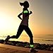 Techion 2 Pack LED Slap Armband/LED Snap on Bracelet with High Visibility for Cycling/Biking/Walking/Jogging/Running Gear (Green Pack)