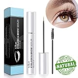 Beaueli Eyelash Growth Serum 5ML- Premium Castor Oil for Longer, Thicker, Healthy, Fuller Eyelash & Eyebrow, Hypoallergenic Natural Eyelash Enhancer Growth Booster Treatment, Dermatologist Certified