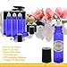 Rioa 10ml(1/3oz) Cobalt Blue Glass Roller Bottles with Stainless Steel Roller Ball for Essential Oil - Include 8 Extra Roller Ball (8 Pieces Cobalt Blue)