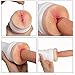 Pocket Pussy Adult Sex Toys Stroker - Silicone Male Masturbator Cup Masturbation Toys with 3D Realistic Textured Pocket Vagina Pussy for Men Real-Life Touch and Feeling, Flesh