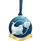 Beacon Design Beluga Namedrop Ornament, 2.5-Inch, Multicolor