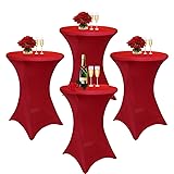 Albassa 4 Pack Cocktail Table Covers