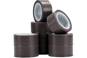 ENDIESS PTFE Tape, PTFE Film Tape Sheets with Single Side Silicone Adhesive, High Temperature Tape, 36 Yards (1 roll)