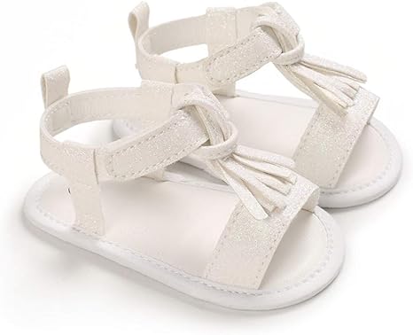 infant white sandals