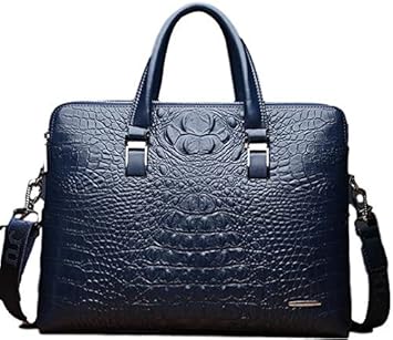 navy crocodile bag