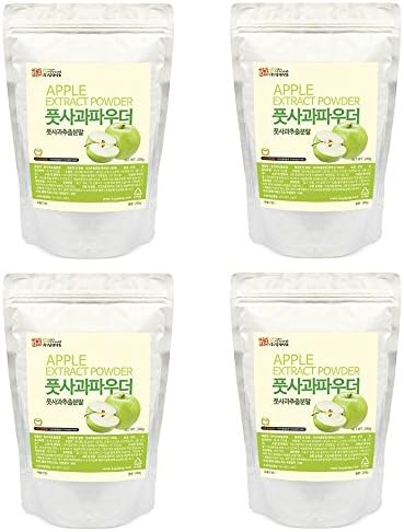 Green Apple Extract Powder 4Pack Natural 100% Pure Fresh Dietary Fiber Vitamin C Total 800g(28.2oz)