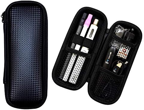 Amazon Co Jp 改良版ロングタイプ プルームテック ケース Ploomtech 電子タバコ Vapeも入る 大容量 マウスピースを装着したまま３本収納 耐性 Puレザー ドラッグストア