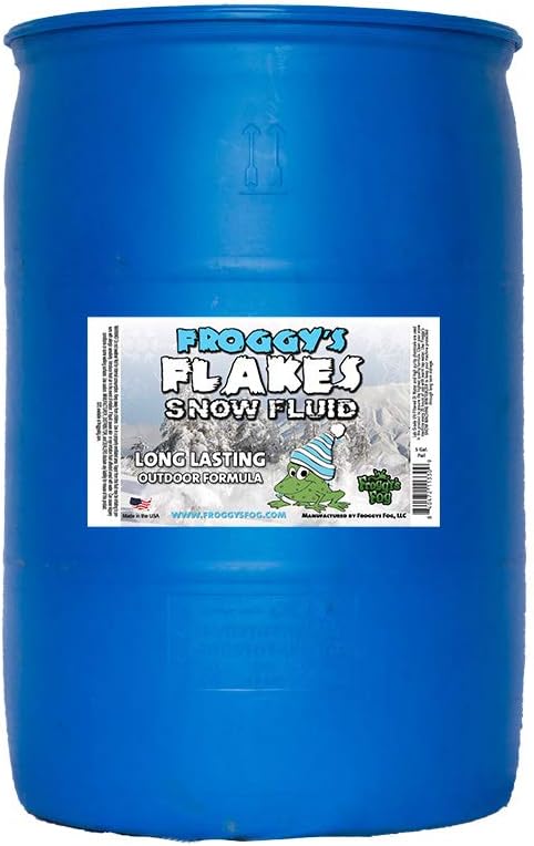 Froggys Flakes - 55 Gal - LONG LASTING Snow Juice Machine Fluid - Blizzard Formula