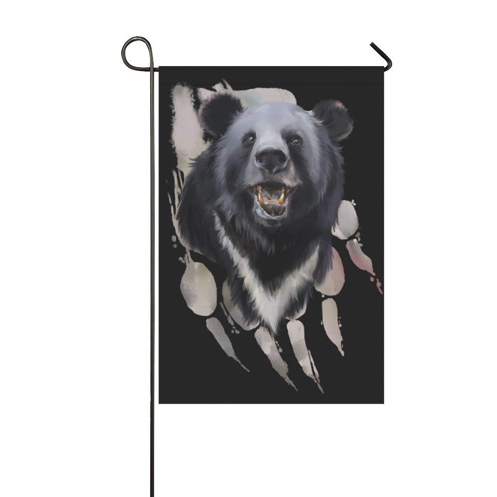 Amazon Com Pingshoes Brown Bear Welcomes Long Polyester Garden