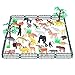 Plastic Animal Figures for Toddlers Kids, Glonova 54 Pcs Mini Jungle Animals Toys Set