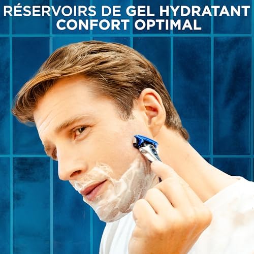 Hydro 5 manche de rasoir pour homme, 9 recharges de lames